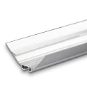 LED Eckprofil CORNER12 BORDERLESS, Aluminium eloxiert, 200cm