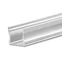 LED surface mount profile PURE12 S, aluminium, 200cm, silver