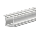 Recessed LED mount profile PURE12 D, aluminium, 200cm, silver