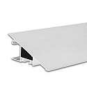 LED surface mount profile HIDE TRIANGLE, wedge shape, indirect lightbeam, aluminium, 200cm, white RAL 9003