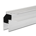 LED corner profile HIDE ANGLE, for 2 LED strips, 2x indirect (90), aluminium, 200cm, white RAL 9003