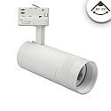 3-phase spot FOCUS ADJUST 24W swivelling, rotatable, switchable, focusable IP20, white 