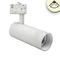 3-phase spot FOCUS ADJUST 24W swivelling, rotatable, switchable, focusable IP20, white 