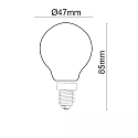 ISOLED 3er Pack LED Filament Birnenform, E27, 7W 3000K 806lm, klar
