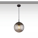 Luci a sospesione INFINITY SMOKY GLASS 25 1-Lampadina, rotondo E27 IP20, Nero dimmerabile