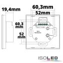 ISOLED Controller DALI DT8 CCT 1 RECESSED controllabile da DALI, Bianco