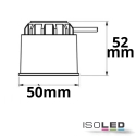 ISOLED Module LED HCL SUNSET 5 pôles, RGBW 8W 490lm RGB + 3000K 60° CRI 90-100 gradable