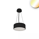 Luminaire  suspension DN400 Bas, rond IP20, noir gradable
