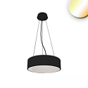 Luminaire  suspension DN600 Bas, rond IP20, noir gradable