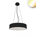 Luminaire  suspension DN800 Bas, rond IP20, noir gradable