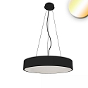 Luminaire  suspension DN1000 Bas, rond IP20, noir gradable