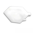 Tappo di chiusura CORNER11N - EC96 senza foro per il cavo, Bianco