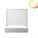 Luminaire de plafond PRO 120MM angulaire, CCT Switch IP20, blanche gradable
