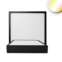 Luminaire de plafond PRO 170MM angulaire, CCT Switch IP20, noir gradable