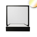Luminaire de plafond PRO 225MM angulaire, CCT Switch IP20, noir gradable