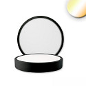 Luminaire de plafond PRO 120MM rond, CCT Switch IP20, noir gradable