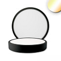 Luminaire de plafond PRO 170MM rond, CCT Switch IP20, noir gradable