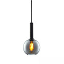 pendant luminaire round E27 IP20, black