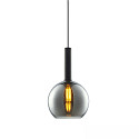 pendant luminaire round E27 IP20, black
