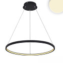 Luce a sospensione RING IP20, nero 