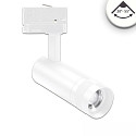 3-phase spot focusable IP20, white dimmable
