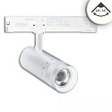 3-phase spot focusable IP20, white dimmable