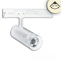 Faretto trifase focalizzabile IP20, Bianco dimmerabile