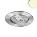 Lumi�re encastr�e SLIM68 MINI AMP rond IP40, aluminium bross�  8W 850lm 3000K