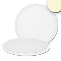 Luminaire de plafond SLIM300 haut bas, rond IP44, blanche 