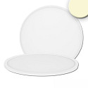 Luminaire de plafond SLIM420 haut bas, rond IP44, blanche 