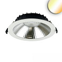 LED Downlight REFLEKTOR COLORSWITCH, IP44,  19cm, 12W 3000/4000/6000K 60, 150lm/W, UGR<19, dimmbar