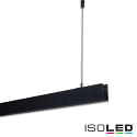 ISOLED Rail en applique TRACK48 SURFACE 4 pôles, fixation magnétique, noir