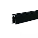 Rail encastré TRACK48 RECESSED 4 pôles, fixation magnétique, noir