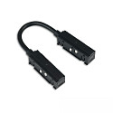 flex connector TRACK48 - FLEXIBLE 180 DALI controllable, 4-pole, universal, black