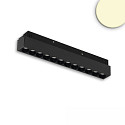 Halogène sur rail GRID LINE+ 32CM - TRACK48 (DALI) rigide, contrôlable par DALI, fixation magnétique IP20, noir gradable