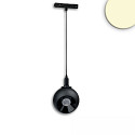 Halogène sur rail BALL FOKUS - TRACK48 (DALI) pivotant, contrôlable par DALI, fixation magnétique IP20, noir gradable
