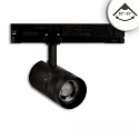 3-phase spot 12W - 20-55 (DALI) rigid, DALI controllable, focusable IP20, black dimmable
