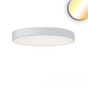 LED Deckenleuchte RUND, IP42,  80cm, 60/70W (multi) 2700/3000/4000K (CCT Switch) 8200lm, UGR<19 2H, dimmbar, wei