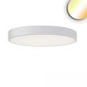 LED Deckenleuchte RUND, IP42,  100cm, 80/100W (multi) 2700/3000/4000K (CCT Switch) 11800lm, UGR<19 2H, dimmbar, wei