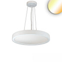 LED Hngeleuchte RUND, IP42,  60cm, 40/50W (multi) 2700/3000/4000K (CCT Switch) 4800/6000lm, UGR<19 2H, dimmbar, exkl. Kabel