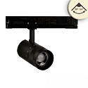 3-phase spot 8W - 20-55 DIM swivelling, 2-pole, focusable IP20, black dimmable