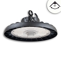 hall spot FL2 200W DALI DIM 90 DALI controllable IP65, black dimmable