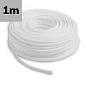Cavo PVC COATED - 2X0,75MM H05VV-F -BY THE METER, nero