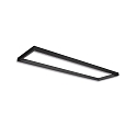 Rail d'alimentation TRACK48 H50 / 32 X 150CM (EMTPTY FRAME) angulaire, sans inserts, noir