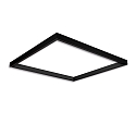 Rail d'alimentation TRACK48 H50 / 90 X 100CM (EMTPTY FRAME) angulaire, sans inserts, noir