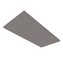 ACUOSTIC ABSORBER H25 / 50 X 119.2CM, gris
