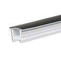 Profilabdeckung FLEX-COVER10 TWIST+BEND, 5m, Silikon, 5% Transmission, schwarz