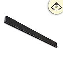 LED H�ngeleuchte RASTER, 120cm, 36�, 30W, 3000K, 3700lm, UGR<19, IP42, DALI dimmbar, schwarz