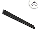 LED H�ngeleuchte RASTER, 120cm, 36�, 30W, 4000K, 3800lm, UGR<19, IP42, DALI dimmbar, schwarz