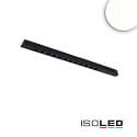 Luminaire sur rail avec grille TRACK48 LINE+ MINI ON-OFF 34CM commutable, prismatique IP20, noir mat 